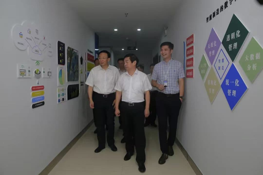 时任江苏省副省长齐家滨带队莅临瑞丰信息考察